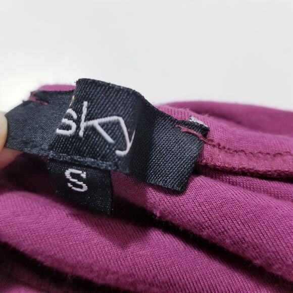 Sky Purple Halter Dress Braided Thick Belt Empire Waist Y2K Style - Picture 5 of 14